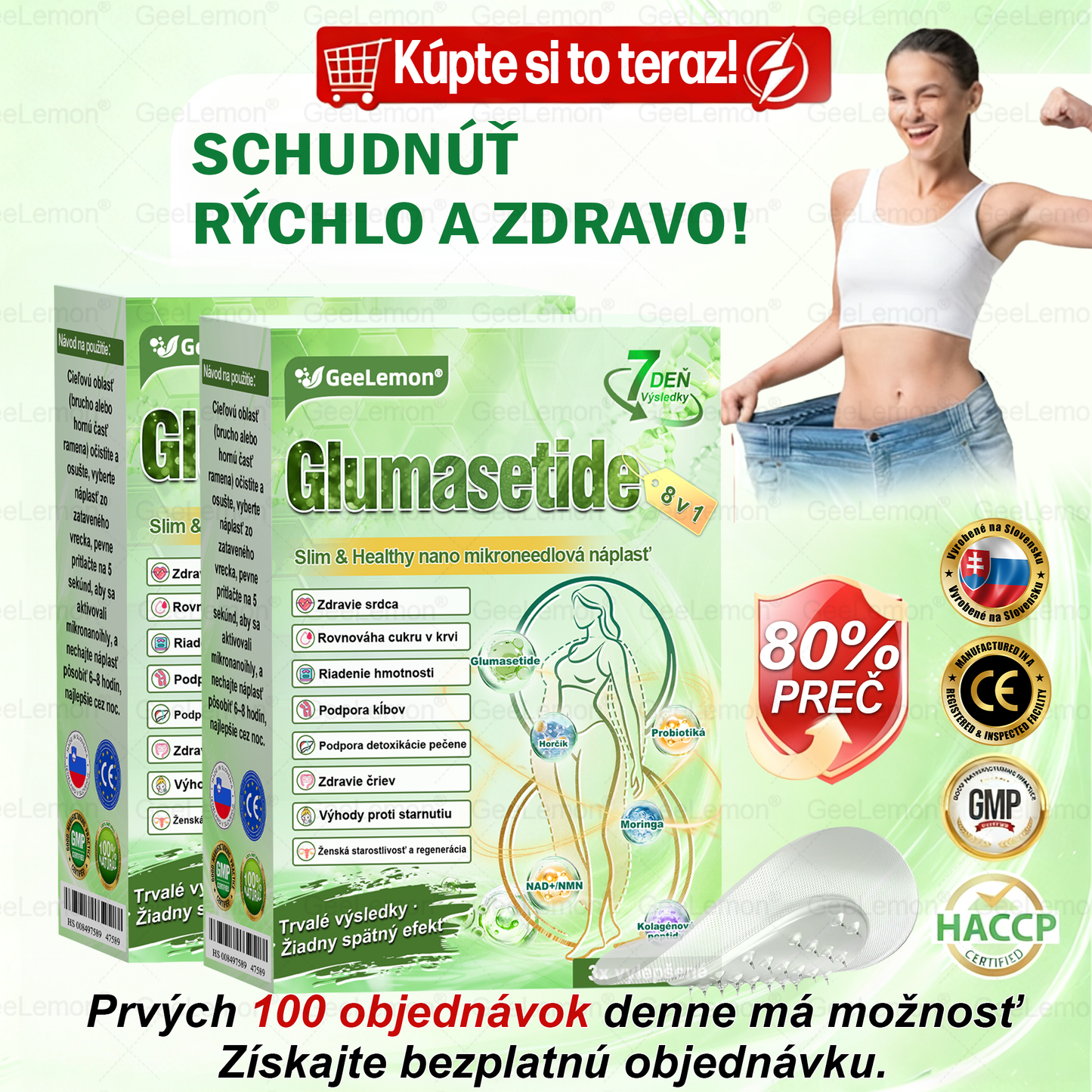 Odporúčané UNB · 👩‍⚕️Oficiálny obchod Dr. Max | 🎁 𝐆𝐞𝑒𝐿𝑒𝐦𝐨𝐧® Glumasetide 8 v 1 Nano mikrotŕňový náplasť – Len raz denne ✅ Viditeľné zmeny za 7 dní na obezitu, ochabnutú pokožku a zdravie