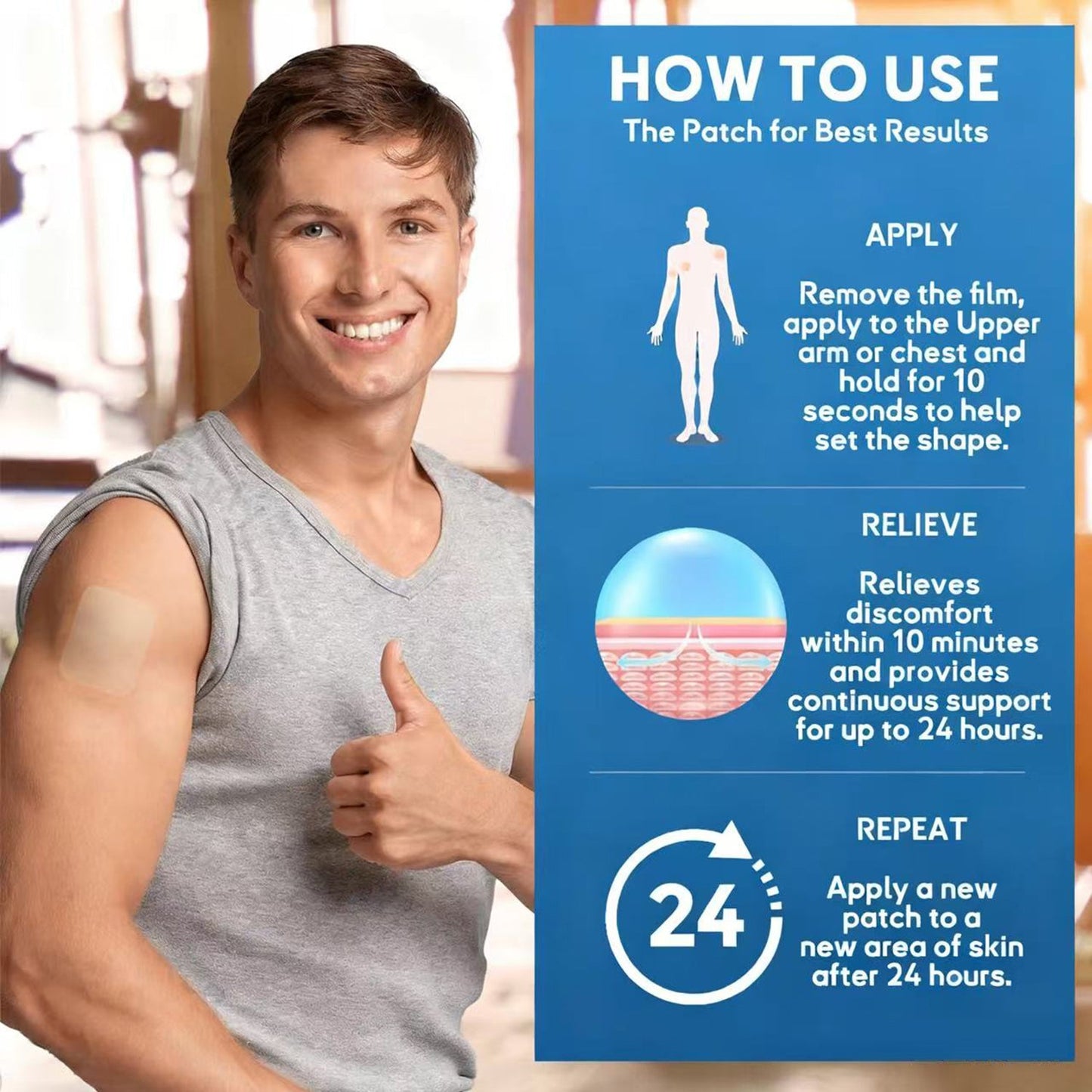 🫁✅Náplast LOVILDS™ DoubleNano pro úlevu od CHOPN schválená FDA (💝 Kašel, sípání, dušnost, sputum, ucpaný nos, bronchitida, zánět průdušek, alergické příznaky, plicní potíže🫁)