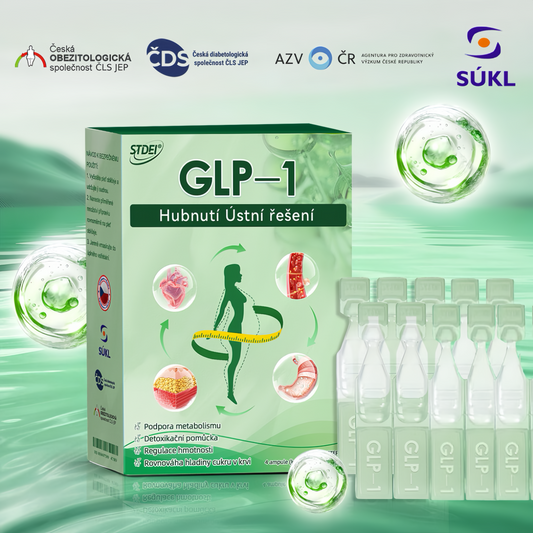🌿 Oficiální obchod ČR | STDEI® GLP-1 8-v-1 Fit & Vital Řešení (Jednou denně, vid0itelné změny za 7 dní) ✅ Obezita, kardiovaskulární zdraví, cukrovka, spánková apnoe, zdraví střev, problémy se klouby a další.