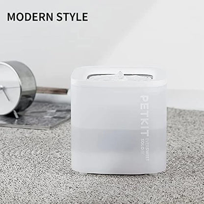 PETKIT 63oz/1.85L Pet Water Fountain for Cats and Small Dogs Super Quiet Hygienic Auto Power-Off Cat Water Dispenser