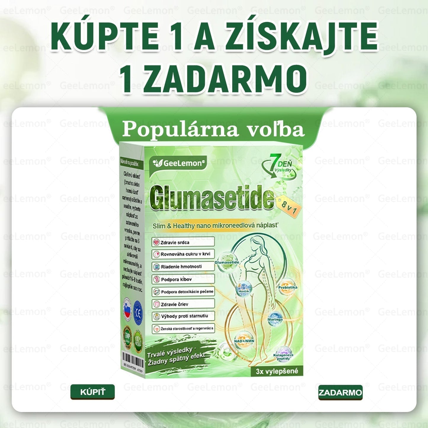 Odporúčané UNB · 👩‍⚕️Oficiálny obchod Dr. Max | 🎁 𝐆𝐞𝑒𝐿𝑒𝐦𝐨𝐧® Glumasetide 8 v 1 Nano mikrotŕňový náplasť – Len raz denne ✅ Viditeľné zmeny za 7 dní na obezitu, ochabnutú pokožku a zdravie